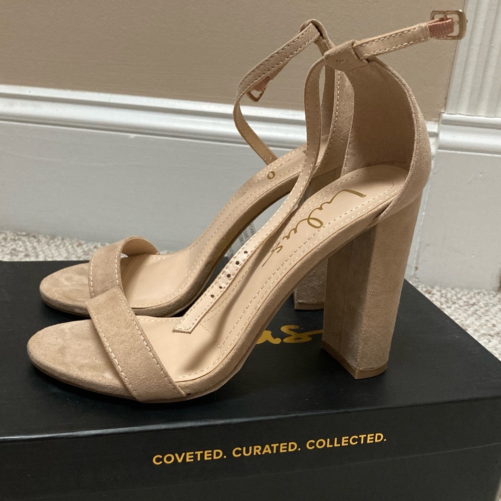 Lulus Taylor Heels in Natural